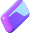 Круглый куб фиолетовый
